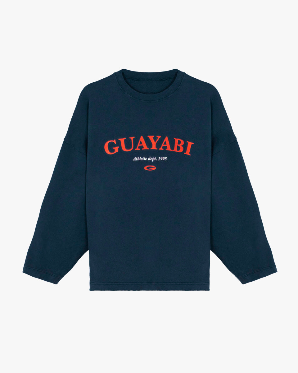 Sudadera crewneck azul 90 Guayabi
